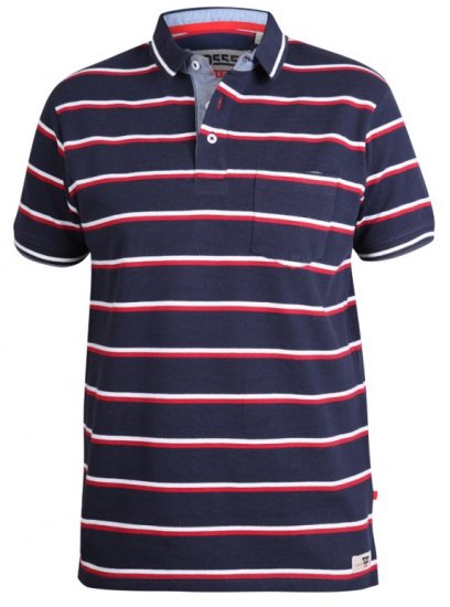 D555 Holmes Polo Navy - Polo-shirts für herren - Polo-Shirts für Herren in großen Größen