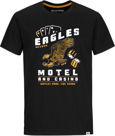 Motley Denim Holt T-Shirt Black - Herren-T-Shirts - Herren-T-Shirts in großen Größen