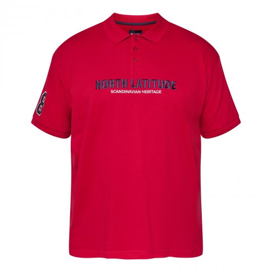 North Latitude Logo Polo Gelb/Orange - Polo-shirts für herren - Polo-Shirts für Herren in großen Größen
