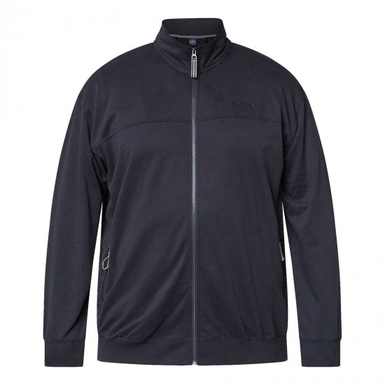 North Latitude Sweat Cardigan Schwarz - TALL sweatshirts - TALL Sweatshirts mit Extralänge