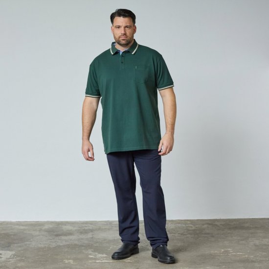 North Latitude Superflex Polo Grün/Khaki - TALL poloshirts - TALL Poloshirts mit Extralänge