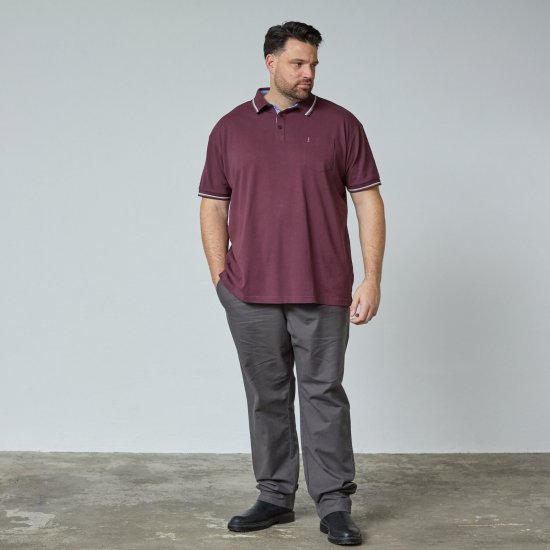North Latitude Superflex Polo Aubergine - TALL poloshirts - TALL Poloshirts mit Extralänge