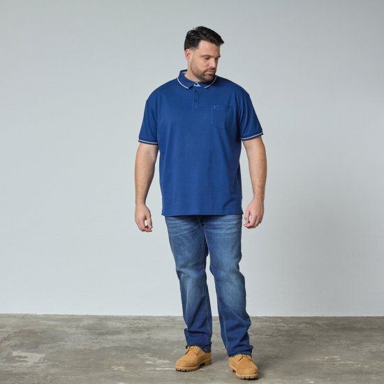 North Latitude Superflex Polo Blau - TALL poloshirts - TALL Poloshirts mit Extralänge