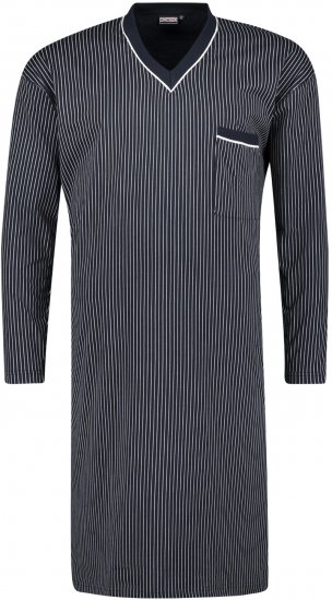 Adamo Gustav Long Nightshirt Navy - Herrenunterwäsche & bademode - Herrenunterwäsche & Bademode in großen Größen