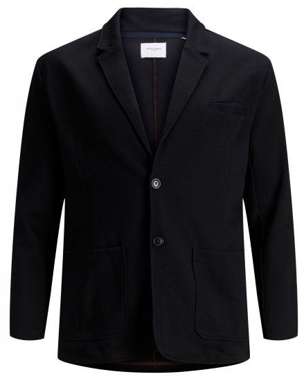 Jack & Jones Diego Sweat Blazer Black - Herrenanzüge und -blazer in großen Größen - Herrenanzüge und -blazer in großen Größen