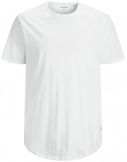 Jack & Jones NOA Crew Neck T-shirt White - Herren-T-Shirts - Herren-T-Shirts in großen Größen