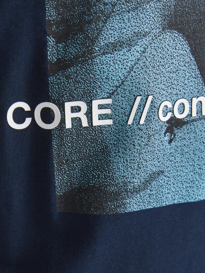 Jack & Jones Jump T-shirt Navy - Herren-T-Shirts - Herren-T-Shirts in großen Größen