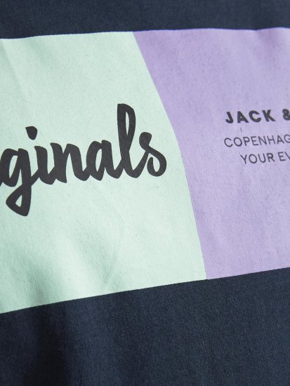 Jack & Jones Joshua T-shirt Navy - Herren-T-Shirts - Herren-T-Shirts in großen Größen