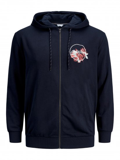 Jack & Jones Califlomax Sweat Hood Navy blazer - Herren-sweater und -hoodies - Herren-Sweater und -Hoodies in großen Größen