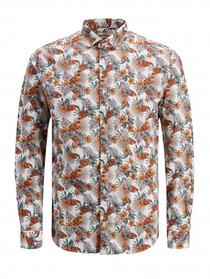 Jack & Jones Blagraduation Shirts White - Herrenhemden - Herrenhemden in großen Größen