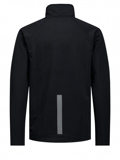 Jack & Jones Running Half Zip Sweat Black - Herren-sweater und -hoodies - Herren-Sweater und -Hoodies in großen Größen