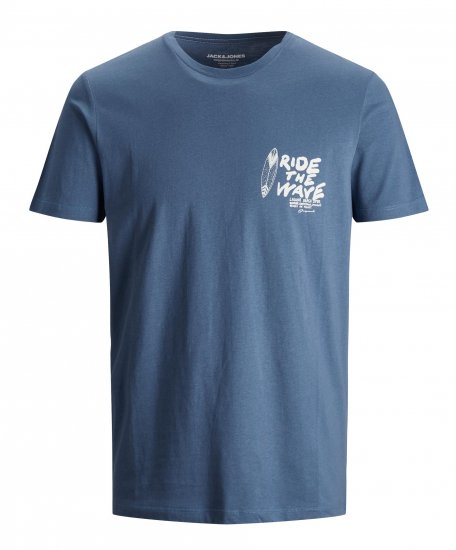 Jack & Jones Strims T-Shirt Ensign Blue - Herren-T-Shirts - Herren-T-Shirts in großen Größen