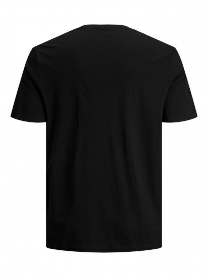 Jack & Jones Booster T-shirt Black - Herren-T-Shirts - Herren-T-Shirts in großen Größen