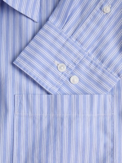 Jack & Jones Cody Poplin Long Sleeve Shirt Windsurfer - Herrenhemden - Herrenhemden in großen Größen