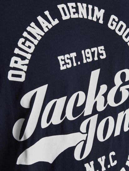 Jack & Jones JJERAFA TEE Navy - Herren-T-Shirts - Herren-T-Shirts in großen Größen