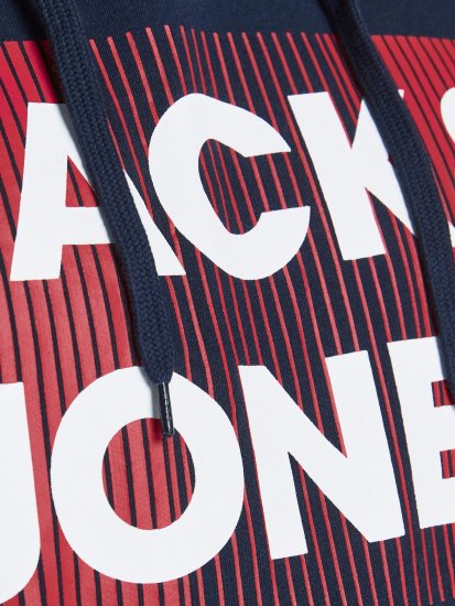 Jack & Jones JJECORP Hoodie Navy - Herren-sweater und -hoodies - Herren-Sweater und -Hoodies in großen Größen