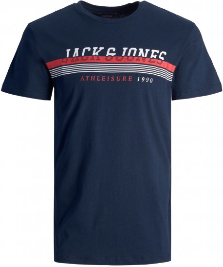 Jack & Jones JJIRON TEE Navy - Herren-T-Shirts in großen Größen - Herren-T-Shirts in großen Größen