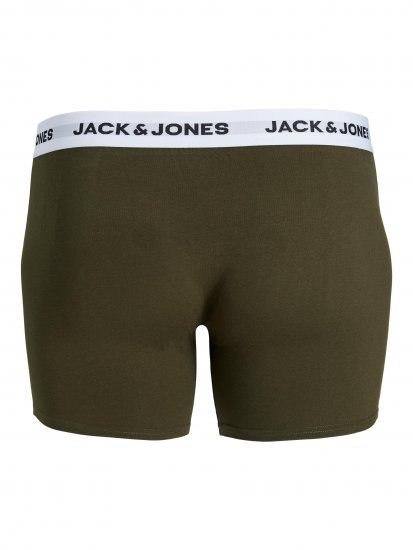 Jack & Jones BASIC White WB Trunks 5-Pack Green - Herrenunterwäsche & bademode - Herrenunterwäsche & Bademode in großen Größen