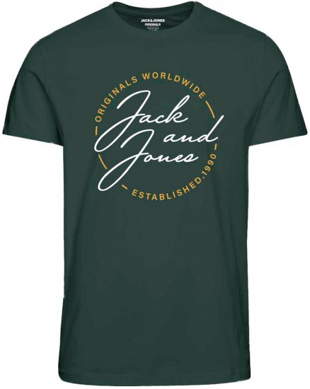 Jack & Jones JORJERRYS TEE Green - Herren-T-Shirts in großen Größen - Herren-T-Shirts in großen Größen