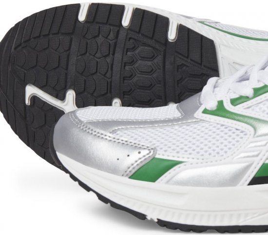 Jack & Jones Tokyo Sneakers Bright White/Green - Herrenschuhe 40-52 - 