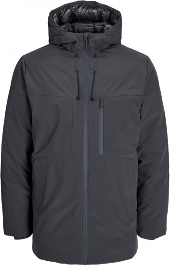 Jack & Jones PAYNE Windproof Parka Dark Grey - Herren jacken - Herren Jacken in großen Größen
