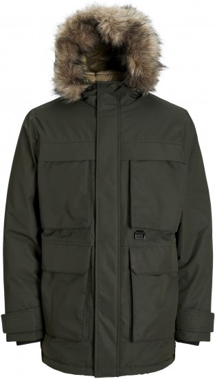 Jack & Jones STAR Parka Green - Herren jacken - Herren Jacken in großen Größen