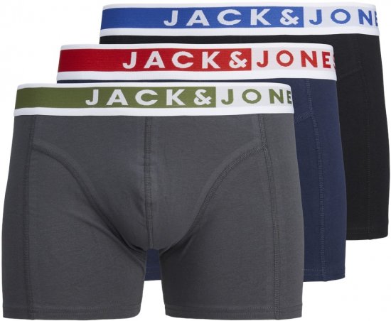 Jack & Jones JACKARIM Trunks 3-Pack Red - Herrenunterwäsche & bademode - Herrenunterwäsche & Bademode in großen Größen
