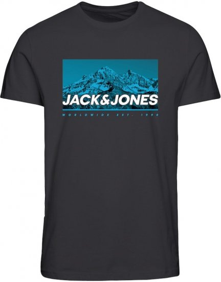 Jack & Jones Ray Photo T-Shirt Black - Herren-T-Shirts - Herren-T-Shirts in großen Größen