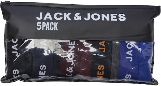Jack & Jones EVERYDAY Trunks 5 Pack Black - Herrenunterwäsche & bademode - Herrenunterwäsche & Bademode in großen Größen