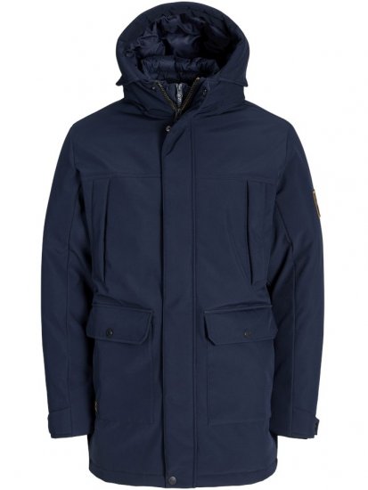 Jack & Jones Finn Softshell Parka Sky Captain - Herren jacken - Herren Jacken in großen Größen