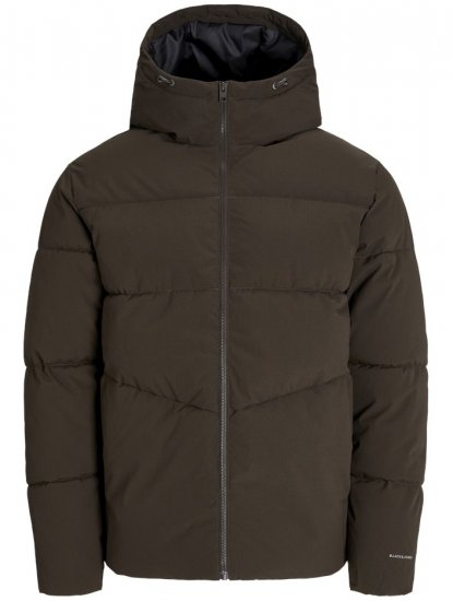 Jack & Jones Global Puffer Jacket Brown - Herren jacken - Herren Jacken in großen Größen