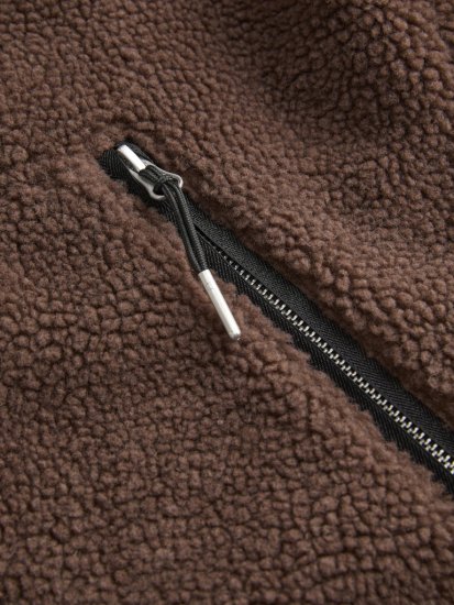 Jack & Jones Norrebro Teddy Jacket Deep Mahogany - Herren jacken - Herren Jacken in großen Größen