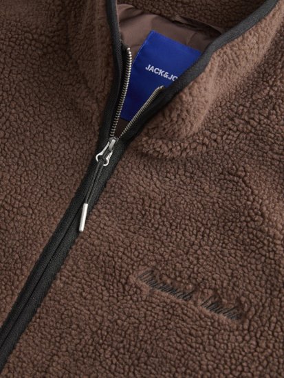 Jack & Jones Norrebro Teddy Jacket Deep Mahogany - Herren jacken - Herren Jacken in großen Größen