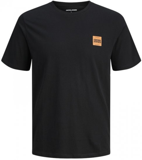 Jack & Jones Brandy Crew Neck T-Shirt Black - Herren-T-Shirts - Herren-T-Shirts in großen Größen