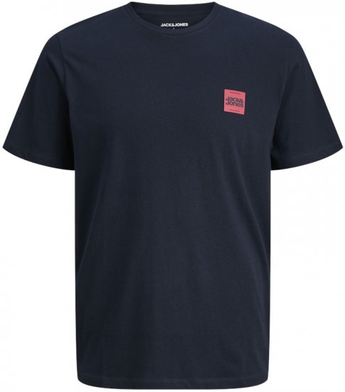 Jack & Jones Brandy Crew Neck T-Shirt Sky Captain - Herren-T-Shirts - Herren-T-Shirts in großen Größen