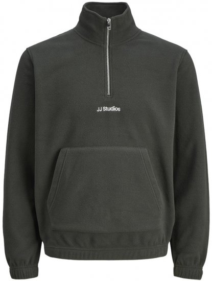 Jack & Jones Soho Half Zip Fleece Sweatshirt Rosin - Herren-sweater und -hoodies - Herren-Sweater und -Hoodies in großen Größen