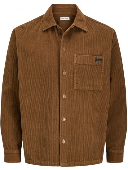 Jack & Jones Corduroy Long Sleeve Overshirt Monks Robe - Herrenhemden - Herrenhemden in großen Größen