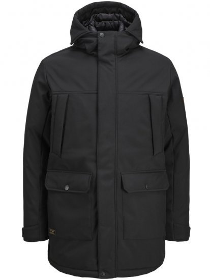 Jack & Jones Finn Softshell Parka Black - Herren jacken - Herren Jacken in großen Größen