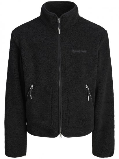 Jack & Jones Norrebro Teddy Jacket Black - Herren jacken - Herren Jacken in großen Größen