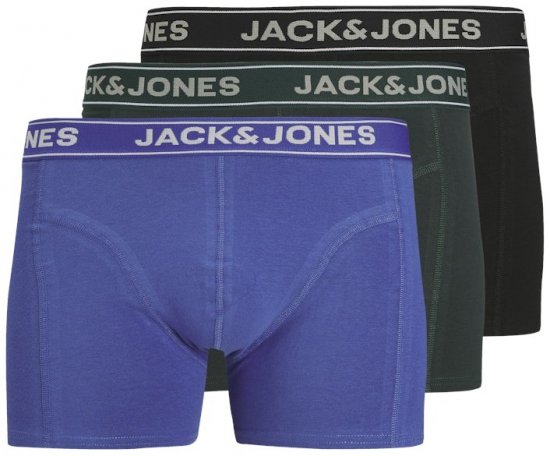Jack & Jones Black Friday Trunks 3-Pack Blue Black - Herrenunterwäsche & bademode - Herrenunterwäsche & Bademode in großen Größen