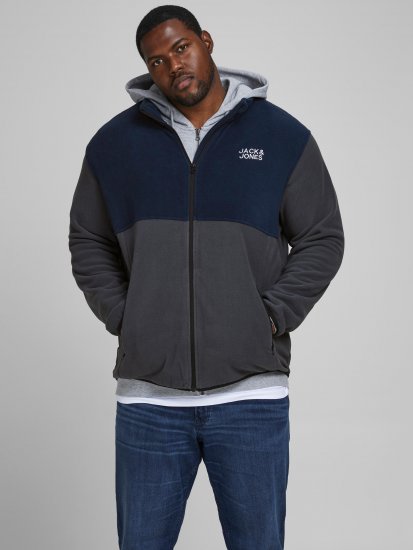 Jack & Jones Hype Fleece Ombre Blue - Herren jacken - Herren Jacken in großen Größen