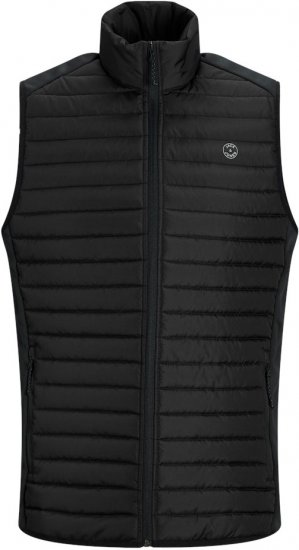 Jack & Jones MULTI BODYWARMER With COLLAR Black - Herren jacken - Herren Jacken in großen Größen