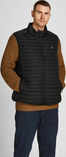 Jack & Jones MULTI BODYWARMER With COLLAR Black - Herren jacken - Herren Jacken in großen Größen