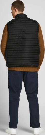 Jack & Jones MULTI BODYWARMER With COLLAR Black - Herren jacken - Herren Jacken in großen Größen