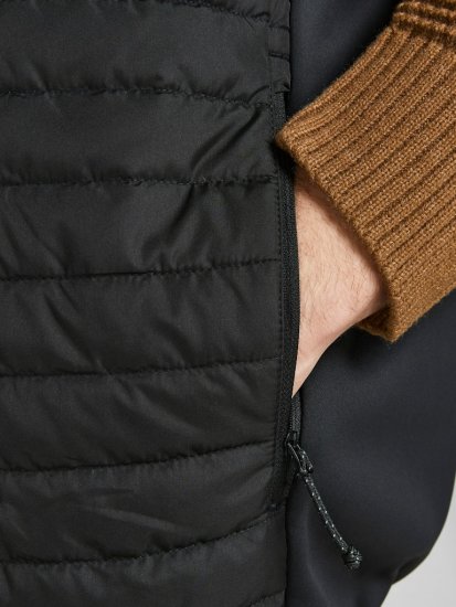 Jack & Jones MULTI BODYWARMER With COLLAR Black - Herren jacken - Herren Jacken in großen Größen
