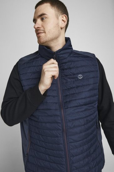 Jack & Jones MULTI BODYWARMER With COLLAR Navy Blazer - Herren jacken - Herren Jacken in großen Größen