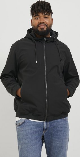 Jack & Jones BASIC Water-Resistant Softshell Jacket Black - Herren jacken - Herren Jacken in großen Größen