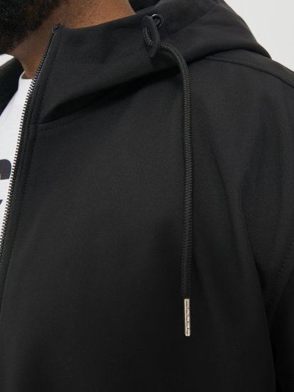 Jack & Jones BASIC Water-Resistant Softshell Jacket Black - Herren jacken - Herren Jacken in großen Größen