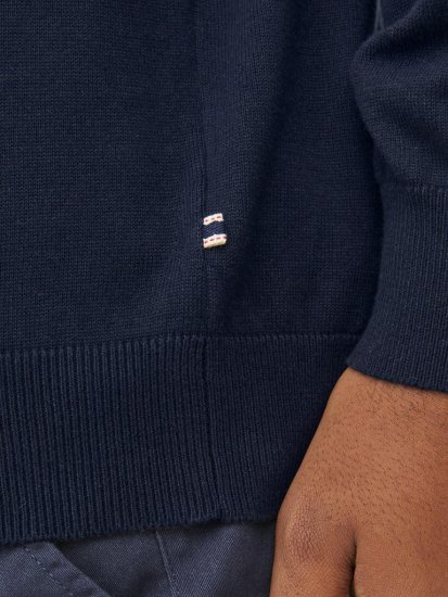 Jack & Jones BASIC Knitted Sweater Navy Blazer - Herren-sweater und -hoodies - Herren-Sweater und -Hoodies in großen Größen