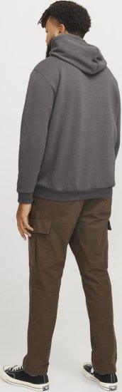 Jack & Jones BRADLEY Hoodie Grey - Herren-sweater und -hoodies - Herren-Sweater und -Hoodies in großen Größen